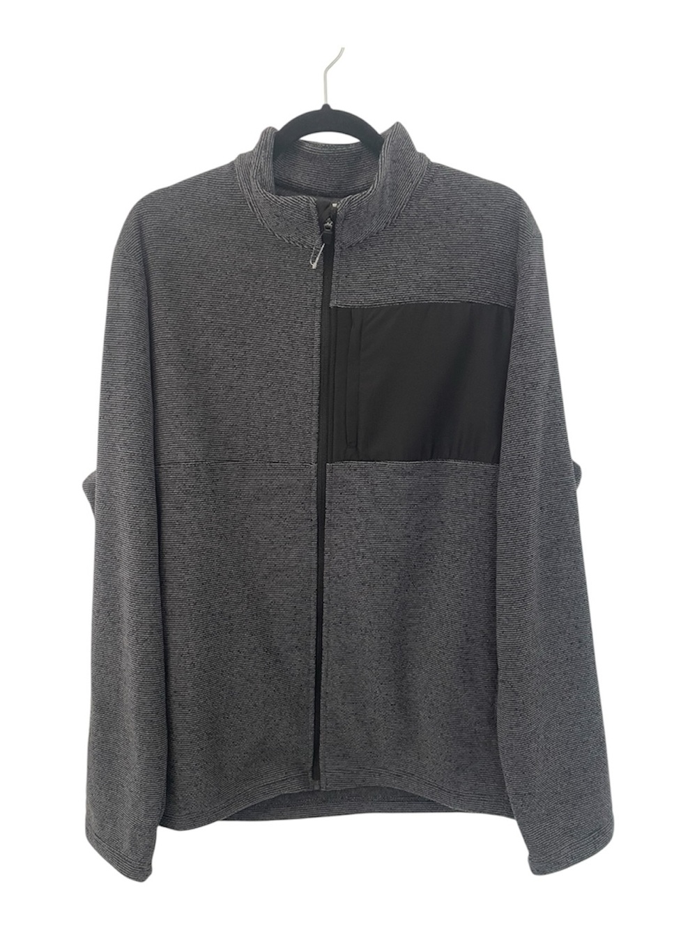 PGA Tour Men’s Royal Fleece “Caviar Heather” Full Zip Golf Jacket